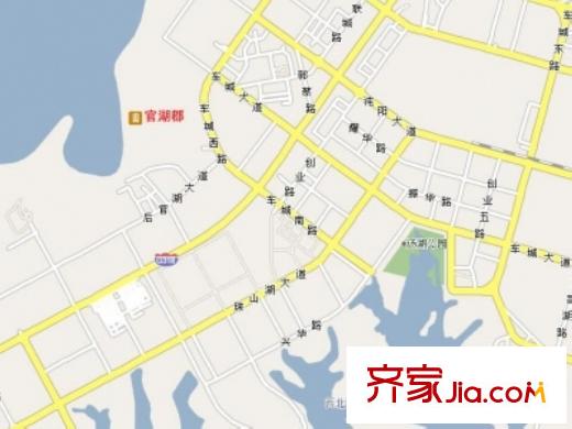 官湖郡交通圖