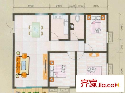 榮冠花園 戶型圖