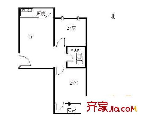 榮冠花園 戶型圖