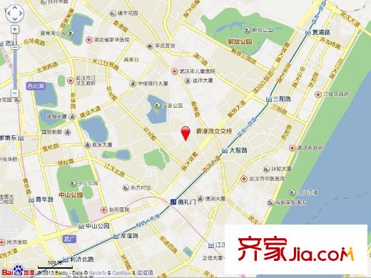 熊家臺(tái)小區(qū)交通圖 