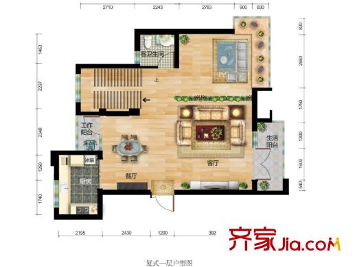 夢(mèng)湖香郡 戶型圖 4居2