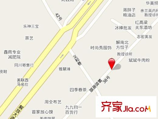 馨悅國(guó)際交通圖區(qū)位圖