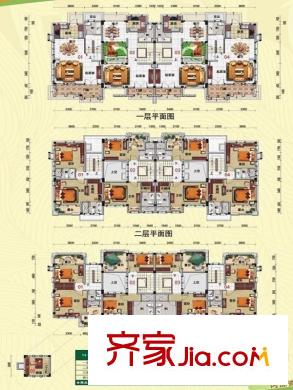 碧桂園生態(tài)城別墅疊翠臺1-163號樓T4-S聯(lián)排（售完） 4室2廳2衛(wèi)1廚