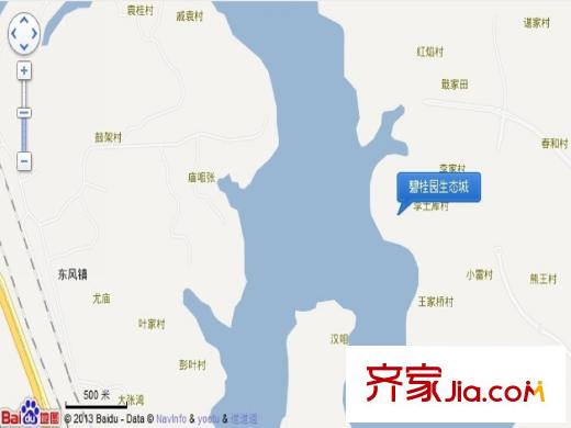 碧桂園生態(tài)城別墅電子地圖