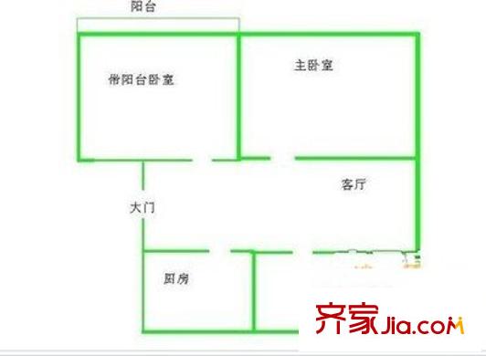 星橋苑 3室 戶型圖