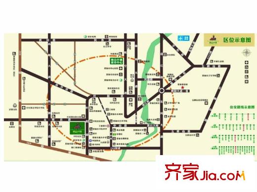 南山小鎮(zhèn)區(qū)位圖