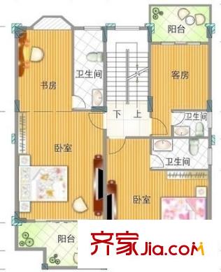 黃埔小區(qū)戶型圖3室2廳 3室2廳