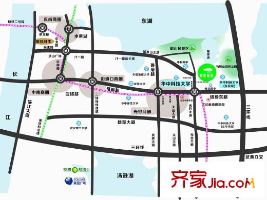 聯(lián)投喻園交通圖
