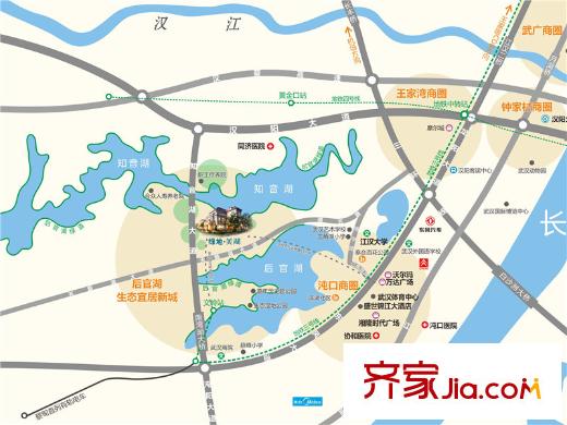 綠地美湖區(qū)位圖