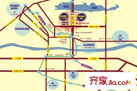 奧特萊斯V公寓區(qū)位圖