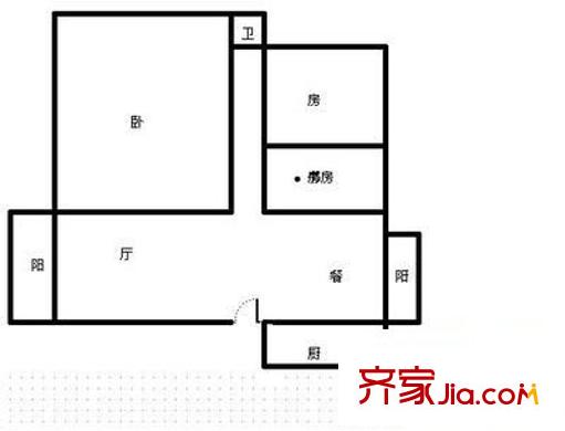 芳卉園 3室 戶型圖