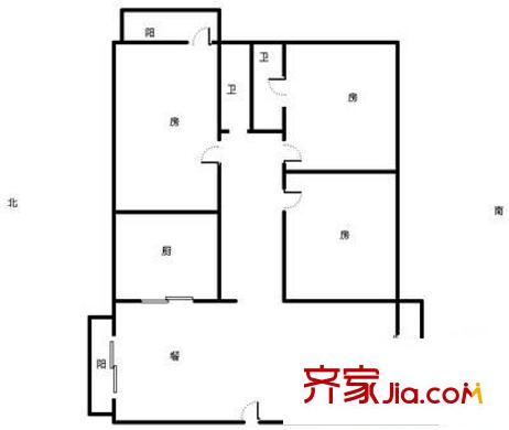 芳卉園 3室 戶型圖