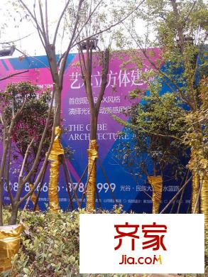 光谷自由城小區(qū)入門處（20130418）