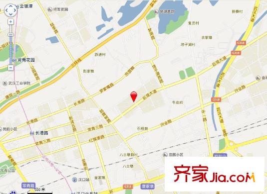 漢口花園五期交通圖清桐閣 