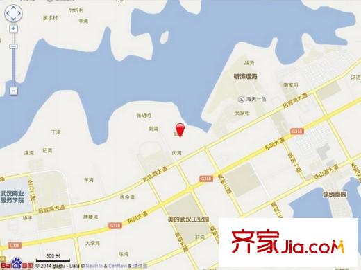 中冶楓樹灣電子地圖