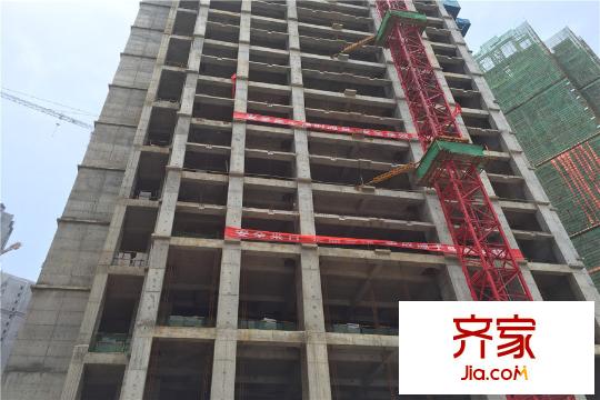 幸福時代辦公樓施工進度局部（20150718）