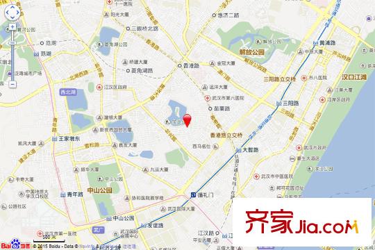 萬(wàn)科金域湖庭電子地圖