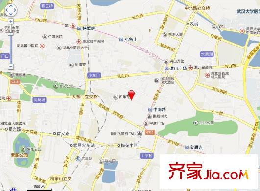 省建設(shè)廳宿舍交通圖 