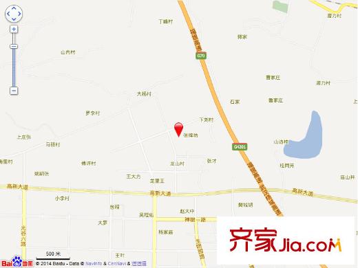 北大資源山水年華交通圖