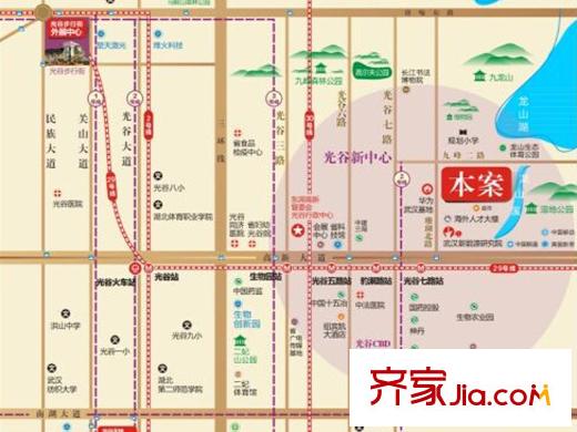 北大資源山水年華區(qū)位圖