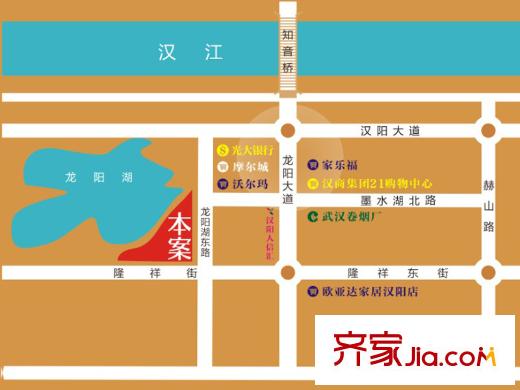 LAKE街區(qū)知音國際茶城區(qū)位圖
