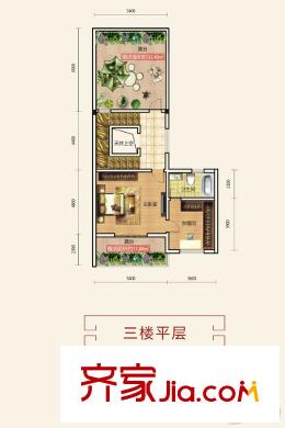 菩提苑503、504#樓N戶型三樓 6室2廳5衛(wèi)1廚