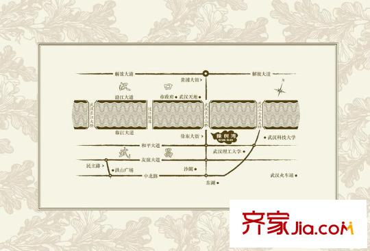 華潤(rùn)置地橡樹(shù)灣區(qū)位圖