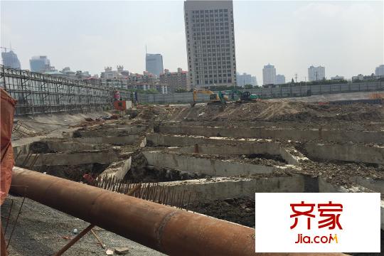 華發(fā)中城薈基坑在建實景（20150914）