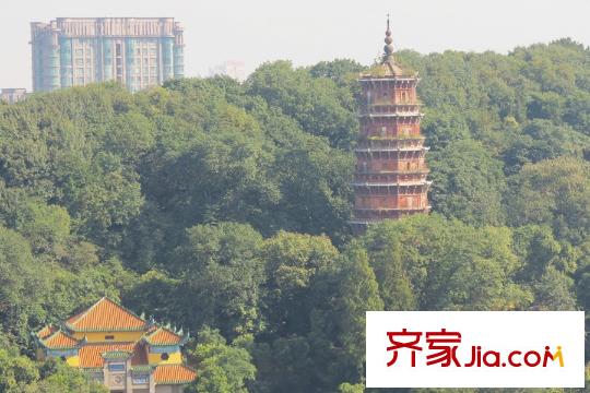 天下龍嶺廣場(chǎng)周邊寶通禪寺俯視圖