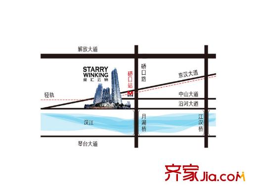 越秀星匯云錦區(qū)位圖