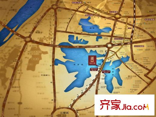 怡景江南區(qū)位圖