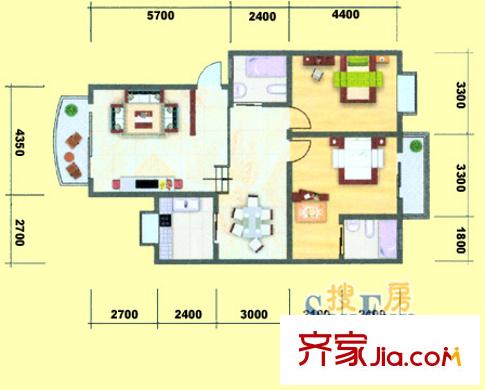 常陽麗江城 戶型圖