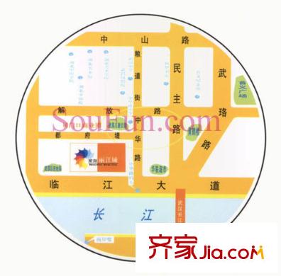 常陽麗江城交通圖