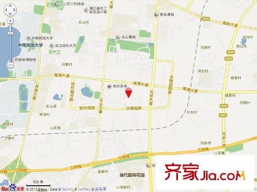 光谷坐標(biāo)城九期電子地圖