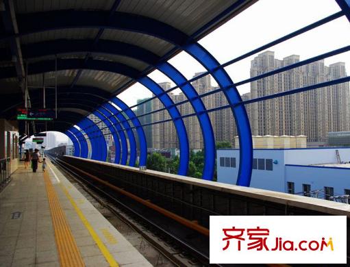 融科天城四期配套圖周邊二七路輕軌站