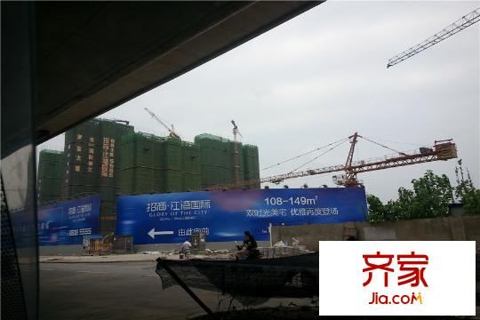 招商江灣國際3、4、5號樓在建實景及周邊（20150705）