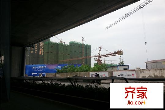 招商江灣國際樓棟在建實景（20150705）