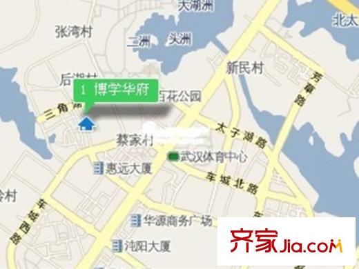 博學(xué)華府交通圖