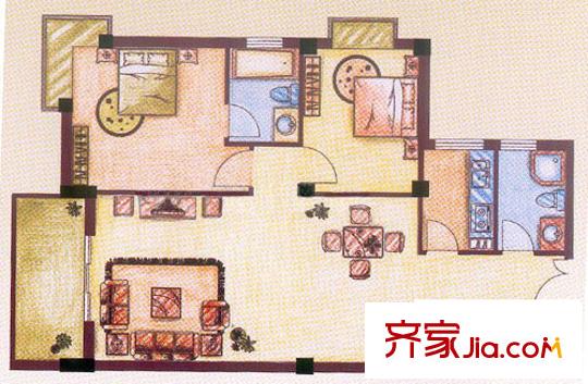 博學仕府 戶型圖