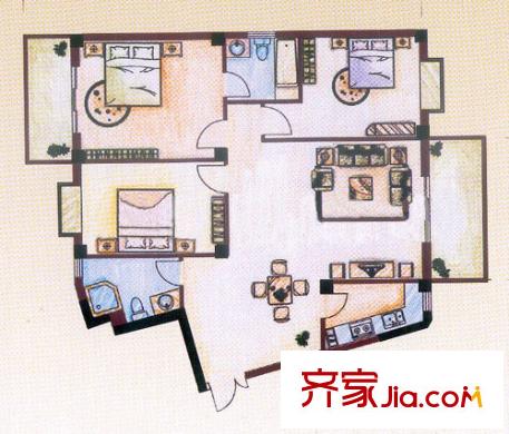 博學仕府 戶型圖