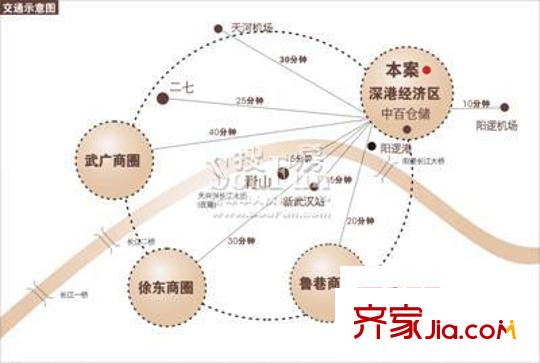 萊茵城交通圖