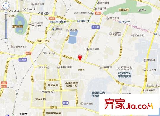蓮南村小區(qū)交通圖