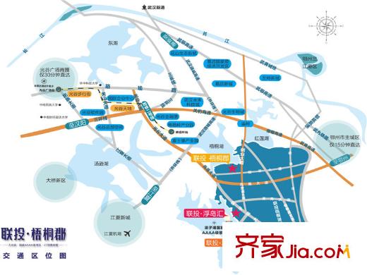 聯(lián)投梧桐郡區(qū)位圖