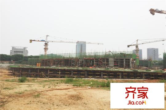 健龍果嶺公元項目整體建設中（2015.5.8）