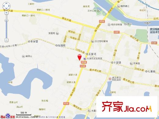 王家灣中央生活區(qū)電子地圖