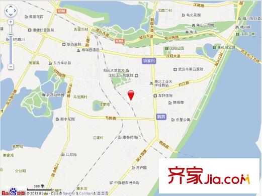 翠微新城交通圖