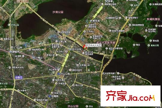 武漢中央文化區(qū)交通圖