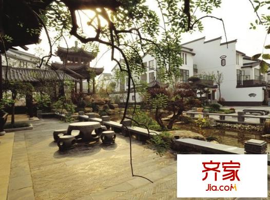 水墨清華外景圖