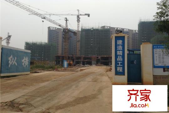 漢口湖畔工地門口（20141217）