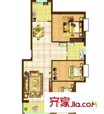 尚都一品戶型圖3室2廳 3室2廳